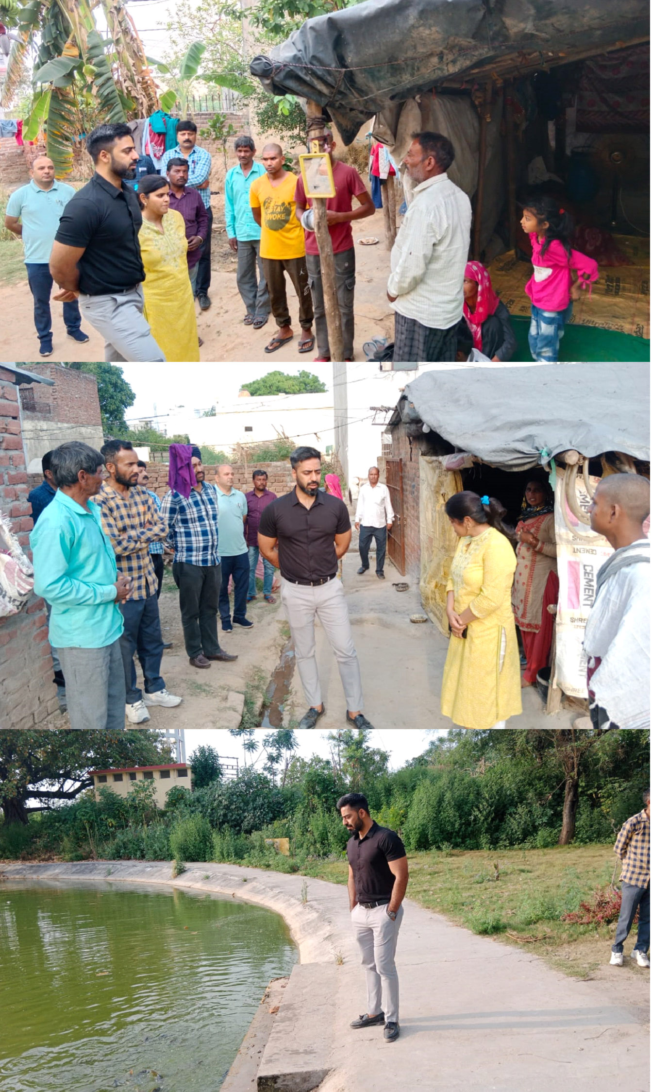 Deputy Commissioner met the families of victims of Raipur-Sahora incident